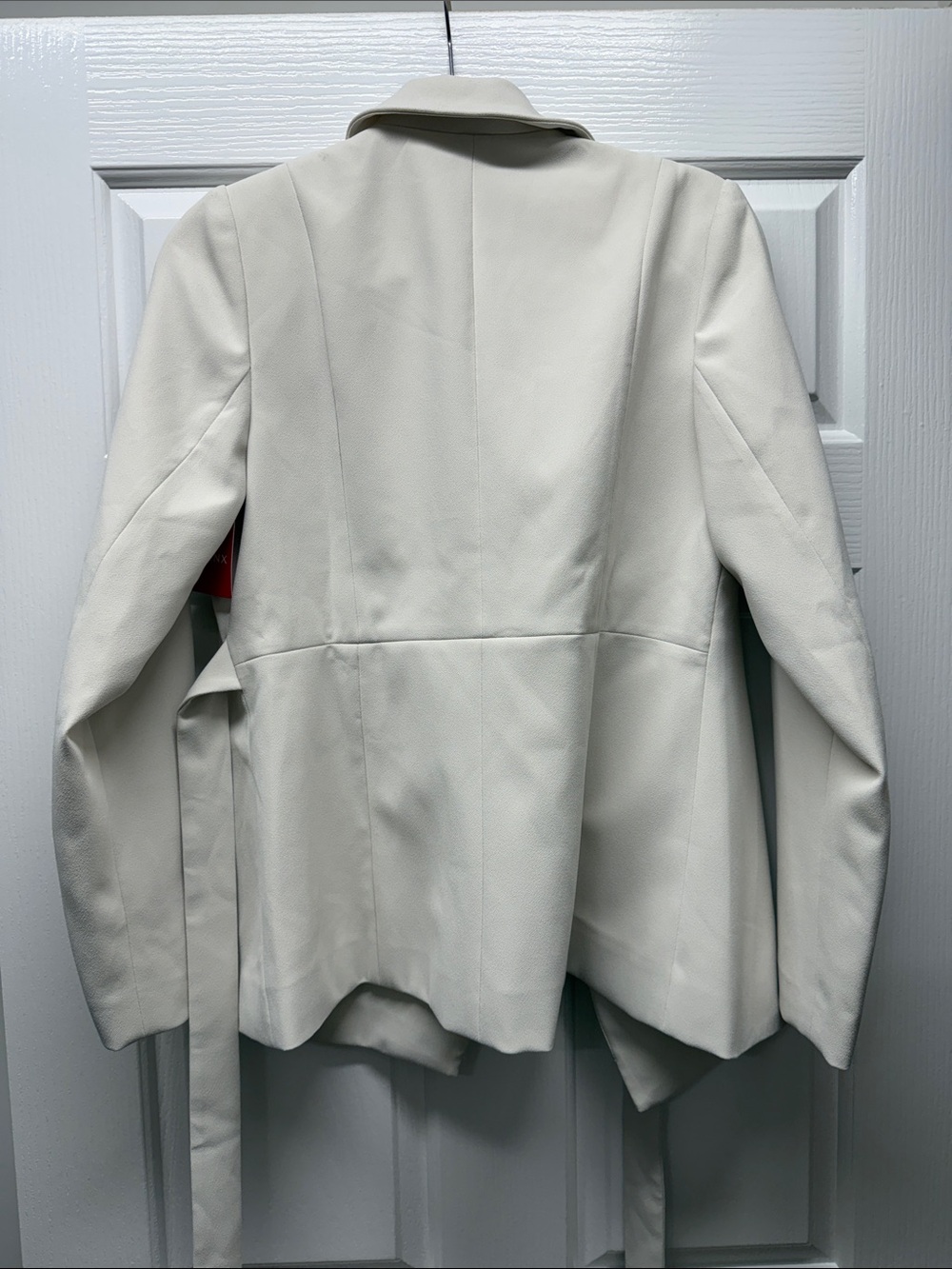 SPANX Cream Wrap Blazer with Self-Tie Waist - Picture 4 of 4